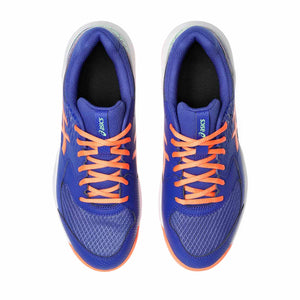 Asics Gel Dedicate 8 Padel Men Dark Cobalt Vivid Coral נעלי ג'ל דדיקייט 8 פדאל לגברים