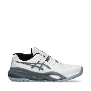 Asics Gel Resolution X Padel Men White Steel Grey נעלי פדאל ג`ל רזולושיין לגברים
