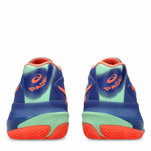 Asics Gel Resolution X Padel Men Dark Cobalt Vivid Coral נעלי פאדל ג'ל רזולושיין לגברים