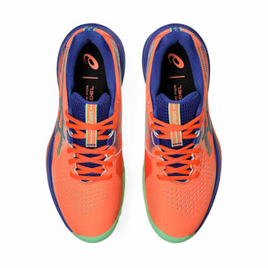 Asics Gel Challenger 15 Padel Men Vivid Coral Dark Cobalt נעלי פדאל ג'ל צאלנגר 15 לגברים