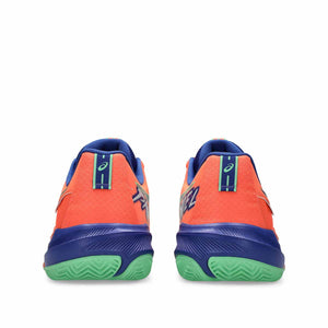 Asics Gel Challenger 15 Padel Men Vivid Coral Dark Cobalt נעלי פדאל ג'ל צאלנגר 15 לגברים