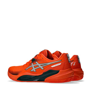 Asics Gel Challenger 15 Padel Men Energy Orange Jewel Green נעלי פאדל ג`ל צאלנגר 15 לגברים