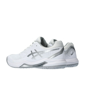 Asics Gel Dedicate 8 Women White Pure Silver נעלי טניס ג'ל דדיקייט 8 לנשים