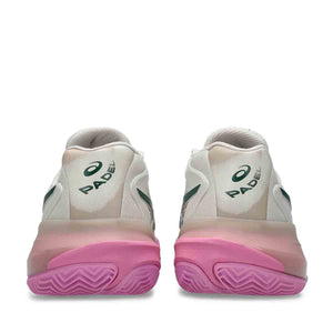 Asics Gel Resolution X Padel Women Soft Oat Jewel Green נעלי פאדל ג`ל רזולושיין לנשים