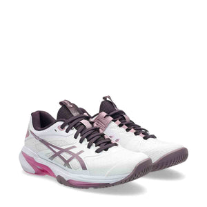 Asics Solution Speed FF 4 Women White Dusty Mauve נעלי טניס סולושיין ספיד 4 לנשים