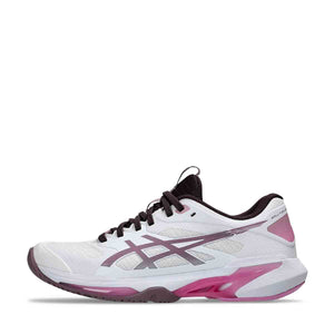 Asics Solution Speed FF 4 Women White Dusty Mauve נעלי טניס סולושיין ספיד 4 לנשים