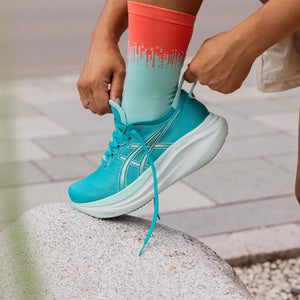 Asics Gel Nimbus 27 Women Wave Teal Illuminate Mint אסיקס נימבוס לנשים