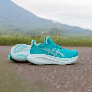 Asics Gel Nimbus 27 Women Wave Teal Illuminate Mint אסיקס נימבוס לנשים