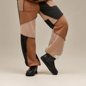 מגפי נשים UGG Classic Ultra Mini Leather Regen קלאסיק אולטרה מיני עור שחור