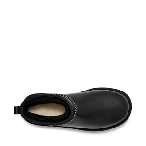 מגפי נשים UGG Classic Ultra Mini Leather Regen קלאסיק אולטרה מיני עור שחור