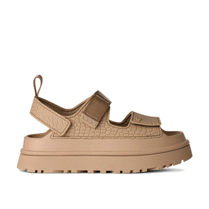 UGG GoldenGlow Embossed Mustard Seed סנדלי אגג נשים