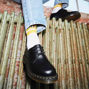 נעלי ד״ר מרטינס יוניסקס Dr Martens 3 Eye Gibson Smooth Black - Original's
