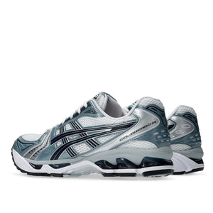 Asics Gel Kayano 14 Unisex White Fjord Grey סניקרס ג`ל קיאנו 14 יוניסקס