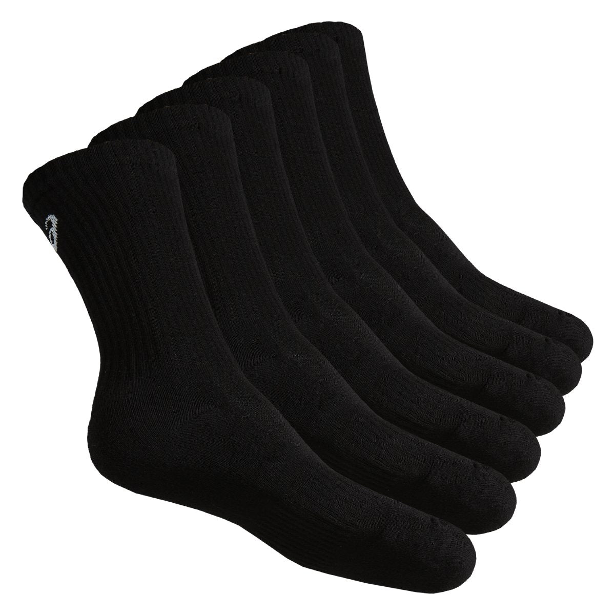 Asics 6Pkk Crew Sock Black גרבי גברים אסיקס