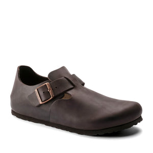 Birkenstock London Oiled Habana בירקנשטוק כפכפי נשים לונדון חום