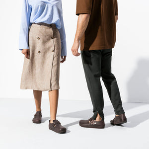 Birkenstock London Oiled Habana בירקנשטוק כפכפי נשים לונדון חום