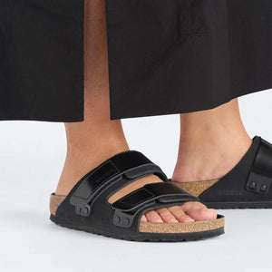 Birkenstock Uji Black כפכפי בירקנשטוק אוג'י שחור לנשים