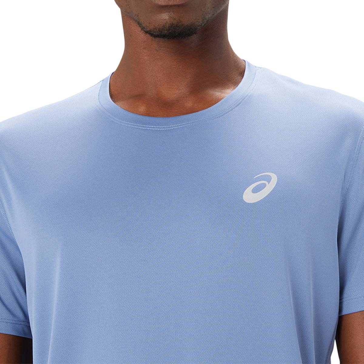 Asics Core Ss Top Men Denim Blue חולצת ריצה לגברים אסיקס