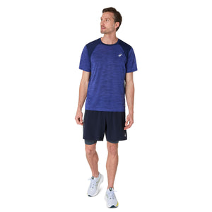 Asics Road Ss Top Man Dark Cobalt חולצת ריצה אסיקס לגברים