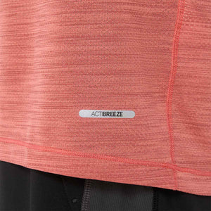 Asics Road Ss Top Man Dark Pink Clay חולצת ריצה אסיקס לגברים