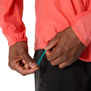 Asics Road Packable Jacket Men Coral Reef ג'קט רוח אסיקס לריצה לגברים