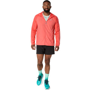 Asics Road Packable Jacket Men Coral Reef ג'קט רוח אסיקס לריצה לגברים