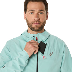 Asics Metarun Waterproof Jacket Men Oasis Green ג'קט ריצה לגברים