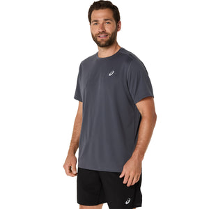 Asics Core SS Top Men Carrier Grey חולצת ריצה לגברים אסיקס