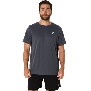 Asics Core SS Top Men Carrier Grey חולצת ריצה לגברים אסיקס