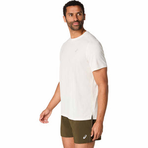 Asics Core Ss Top Man Cream חולצת ריצה אסיקס לגברים