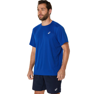 Asics Core SS Top Men Blue חולצת ריצה לגברים אסיקס