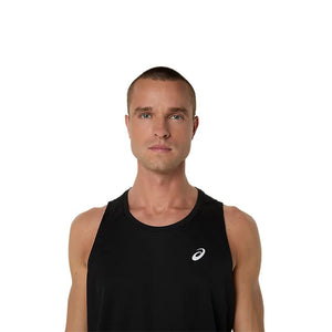 Asics Core Singlet Men Black גופיית ריצה לגברים