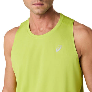 Asics Core Singlet Man Neon Lime גופיית ריצה אסיקס לגברים