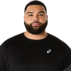 Asics Icon Ss Top Black Men חולצת ריצה לגבר