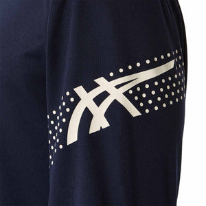 Asics Icon Ls 1/2 Zip Men Midnight חולצת ריצה לגברים אסיקס