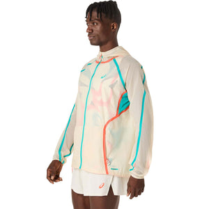 Asics Limited Series Road Packable Jacket Men Birch מעיל ריצה לגברים