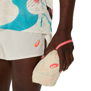 Asics Limited Series Road Packable Jacket Men Birch מעיל ריצה לגברים