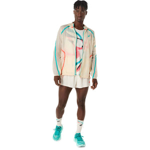 Asics Limited Series Road Packable Jacket Men Birch מעיל ריצה לגברים