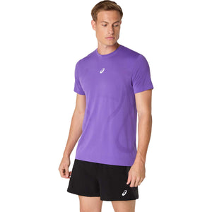 Asics Road Seamless Ss Top Man Edo Purple חולצת ריצה אסיקס לגברים