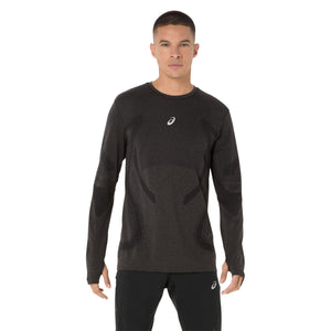 Asics Road Seamless Ls Top Man Performance Black חולצת ריצה ארוכה אסיקס לגברים