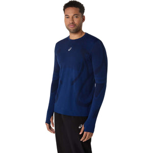 Asics Road Seamless Ls Top Man Midnight חולצת ריצה ארוכה אסיקס לגברים