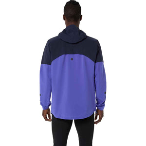 Asics Metarun Legend Jacket Men Midnight Cobalt Burst Illuminate Green ג'קט ריצה לגברים