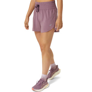 Asics Nagino 4In Run Short Dusty Mauve מכנסי ריצה לנשים אסיקס
