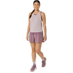 Asics Nagino 4In Run Short Dusty Mauve מכנסי ריצה לנשים אסיקס