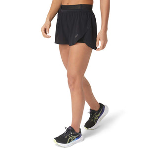 Asics Metarun Split Short Performance Black מכנסי ריצה לנשים