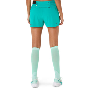 Asics Metarun Split Short Wave Teal Women מכנסי ריצה אסיקס נשים