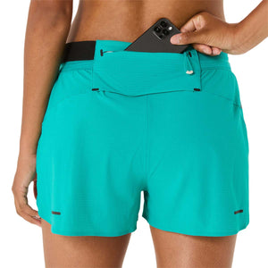 Asics Metarun Split Short Wave Teal Women מכנסי ריצה אסיקס נשים