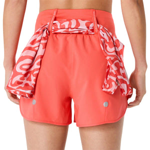 Asics Road 3.5In Short Coral Reef Women מכנסי ריצה נשים אסיקס