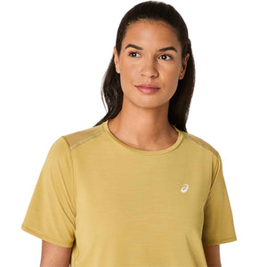 Asics Road Ss Top Woman Lemongrass חולצת ריצה לנשים
