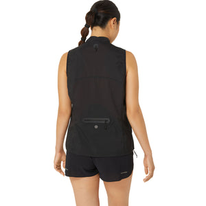 Asics Metarun Packable Gilet Women Performance Black אפוד ריצה אסיקס